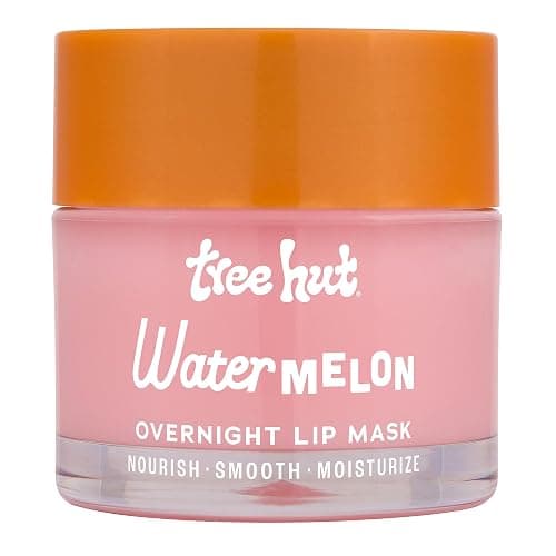 Tree Hut Watermelon Overnight Lip Mask, Hydrating Lip Treatment, Leave On Overnight for Soft, Smooth Lips, 0.6 oz - Image 1