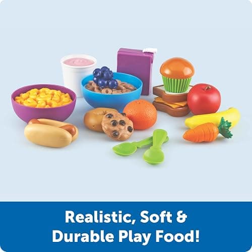 Learning Resources New Sprouts Munch It Food Set - Play Kitchen Accessories, Pretend Toys, Pretend Play Food Toys, Kids Kitchen Set, Grocery Playset, Toddler Learning Toys, Montessori Cooking thumbnail 3