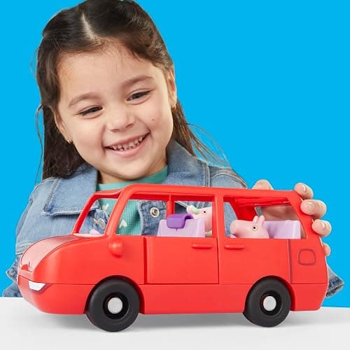 PEPPA PIG Peppa's Big Family Car with 2 Figures (Fits 5), Toy Car Playset for Girls and Boys 3 and Up thumbnail 6