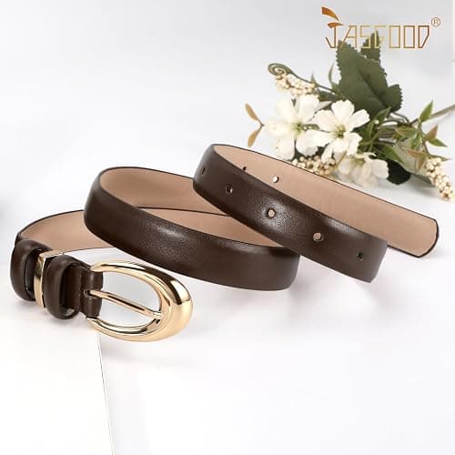 JASGOOD 3 Pack Women Leather Belt - 💗 thumbnail 5