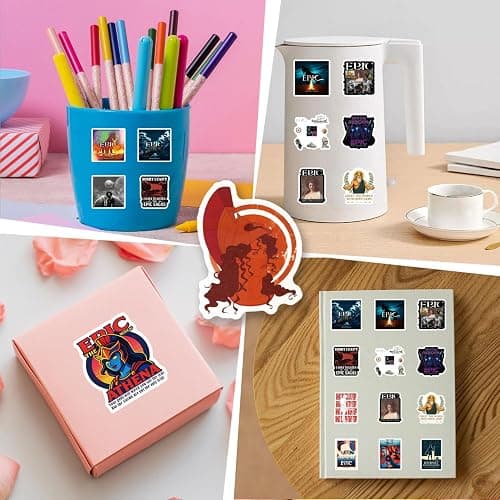 63pcs Epic The Musical Pack, Aesthetic Vinyl Waterproof Sticker Decals for Water Bottle,Laptop,Phone,Skateboard,Scrapbooking,Bumper for Kids Teens Adults for Party Supply Decor Favor… thumbnail 8