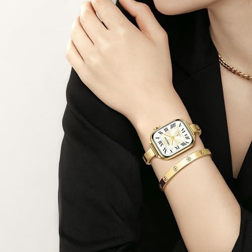 Missair Slim Bands Compatible with Apple Watch 38mm 40mm 41mm 42mm 44mm 45mm 46mm 49mm for Women, Thin Bracelet Dressy Designer Stainless Steel Metal Strap for iWatch Series 11 10 9 8 7 6 5 4 SE Ultra thumbnail 6