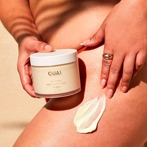 OUAI Body Cream, St. Barts - Hydrating Whipped Body Cream with Cupuaçu Butter, Coconut Oil and Squalane - Softens Skin and Delivers Healthy-Looking Glow - Sulfate-Free Skin Care (7.5 Oz) thumbnail 4