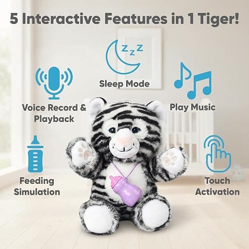 Love By Emi Interactive Stuffed Animal Feeding Sleeping Toy Gift thumbnail 2