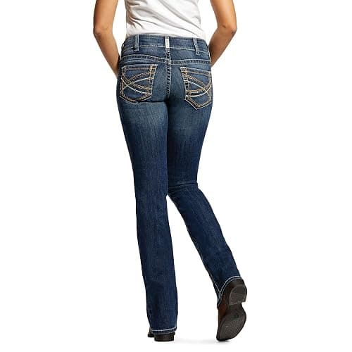 Ariat Womens R.e.a.l. Mid Rise Stretch Entwined Boot Cut JeanJeans thumbnail 2