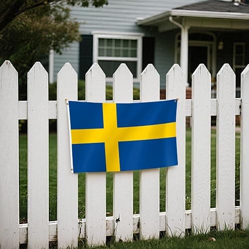 Sweden Flag 3x5 Ft Swedenn Flag for Party Parades Sports Events Patriotic Holidays Outdoor Indoor Decorations thumbnail 6