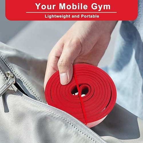 Resistance Band, 100% Latex Widerstandsband, Einzelpackung Gymnastikband, Widerstandsband Krafttraining Fitnessband Gummiband Sport für Muskelaufbau, Yoga, Pilates, Krafttraining thumbnail 5