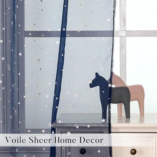 Semi Sheer Star Curtains thumbnail 6