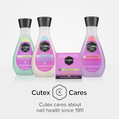 Cutex Gel Nail Polish Remover, Ultra-Powerful & Removes Glitter and Dark Colored Paints, Paraben Free, 10.1 Fl Oz - 10.1 Fl Oz (Pack of 1) - Ultra-Powerful thumbnail 7
