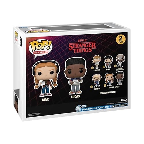 Funko Pop! TV: ST - Max Mayfield & Lucas 2PK - Stranger Things - Collectable Vinyl Figure - Gift Idea - Official Merchandise - Toys for Kids & Adults - TV Fans - Model Figure for Collectors thumbnail 3