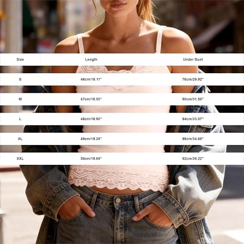 Womens Plain Bodycon Cami Tops Lace Trim V Neck Strappy Sleeveless Tank, No padding Vest Tops For Women UK, Ladies Vest Stretchy Gym Wear, Casual Summer Ideal for beach holidays and loungewear thumbnail 5