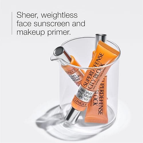 Clinique Superdefense City Block Oil Free Broad Spectrum SPF 50 Daily Energy + Face Protector | Sheer, Weightless Makeup Primer + Sunscreen, 1.4 Fl Oz thumbnail 2