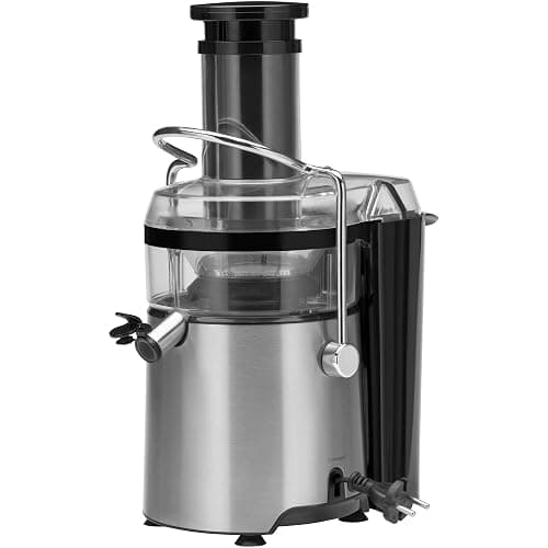 WMF Kult X Entsafter elektrisch Obst Gemüse aus Edelstahl, 500W, Saftmaschine, Slow Juicer für große Fruchtstücke, Saftkrug 1,2l, Schaumfilter, 2 Geschwindigkeitsstufen, edelstahl matt thumbnail 4