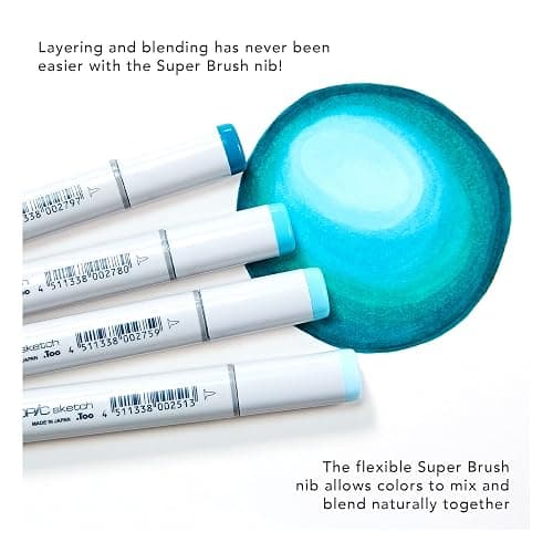 Copic Sketch, Alcohol Markers, 6pc Set, Portrait thumbnail 6