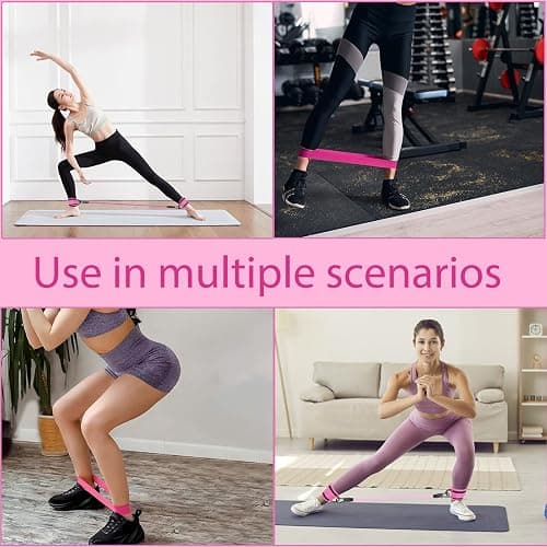Ankle Resistance Bands with Cuffs Resistance Bands for Workouts, Hip Workout Equipment,Exercise Loops for Kickback Hip Fitness Training Cable Kick Back Ankle Straps and Glute Workout Equipment. thumbnail 7