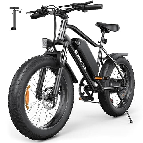 isinwheel M10 Pro Electric Bike, 1000W Peak Motor, 22 MPH 20"x4" Fat Tire Ebike, USB Phone Charging Port, 10.4Ah Removable Battery, 7-Speed Electric Dirt Bike for Adults, Teens & Women - Image 1