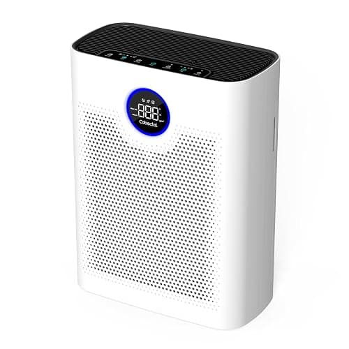 Air Purifiers for Home Large Room Up to 2216 Ft², Cobectal Pet Air Cleaner with 3-in-1 Filter, PM2.5 Air Quality Sensor, Aroma Function, Room Air Purifier for Home, Office, RVs, White - Image 1