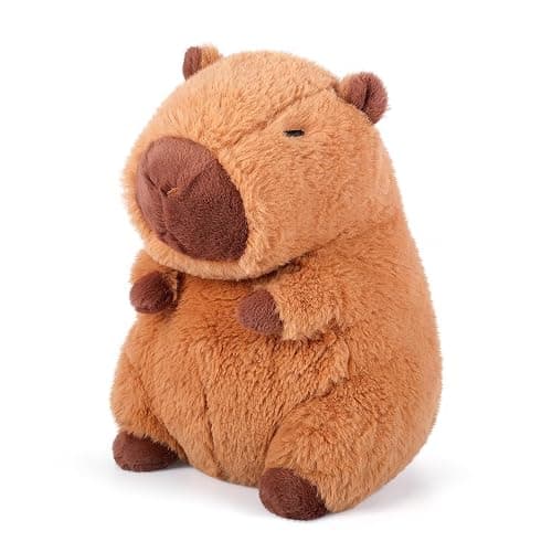 SuzziPals Heatable & Coolable Capybara Plush, Microwavable Stuffed Animal Heating Pad for Soothing & Relaxation, Lavender Scent Plush Toys for Stress Relief, Capybara Plushies Gift for Kids & Adults thumbnail 9
