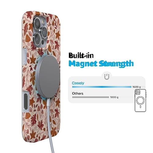 Casely iPhone 16 Pro Max Case | Can't Help Falling | Autumn Leaves | Compatible with MagSafe | Classic Ultra Slim Design thumbnail 8