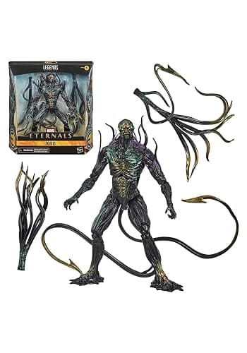 Marvel Legends Series Eternals Deluxe 6-inch Collectible Action Figure Toy, Kro, Premium Design and 2 Accessories , Black - Image 1