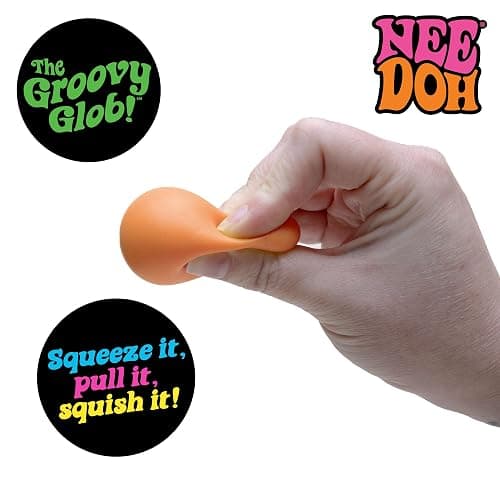 Schylling NeeDoh Teenie Quad Squad Needoh 4 Pack - Sensory Squeeze Toy - 1.5" in Diameter - Colors May Vary thumbnail 3