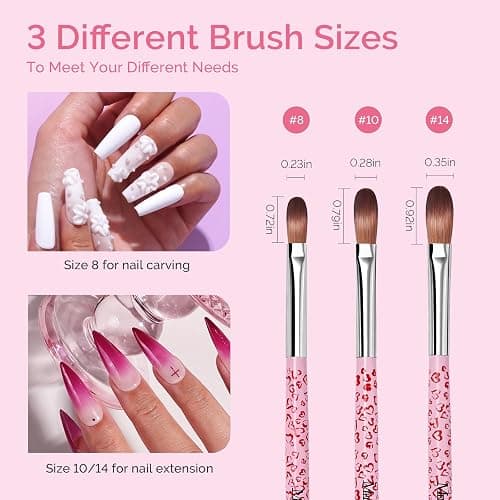 Acrylic brushes thumbnail 4