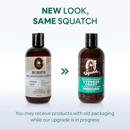 Dr. Squatch Cypress Coast Shampoo for Men - Keep Hair Looking Full, Healthy, Hydrated - Naturally Sourced and Moisturizing Men's Shampoo thumbnail 2