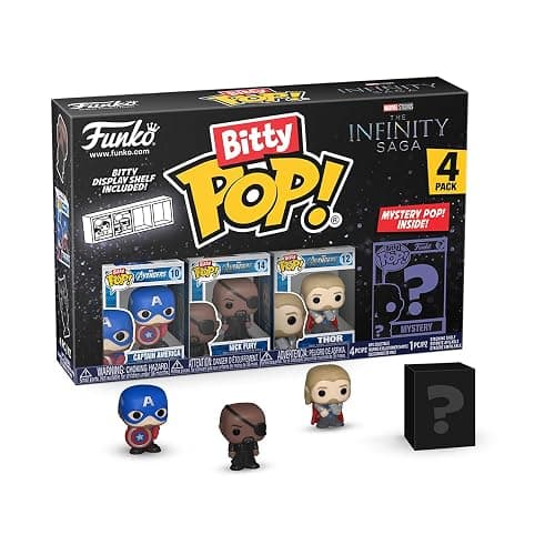 Funko Bitty POP! Marvel The Infinity Saga Mini Figure, Captain America thumbnail 2