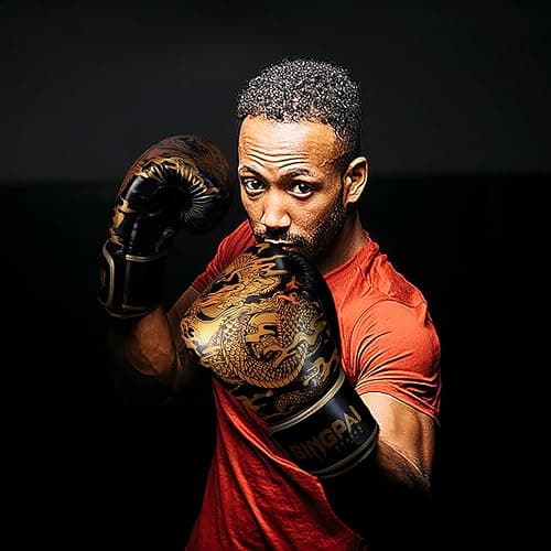 Boxing Gloves for Men and Women,Pro Training Sparring Gloves, for Boxing Kickboxing MMA Fighting,Adult Heavy Punching Bag Gloves,Workout Gloves for Boxing,Muay Thai thumbnail 4