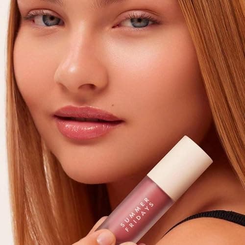 Summer Fridays Dream Lip Oil - Tinted Lip Oil with Moisturizing Sheer Coverage, High-Shine and Deep Hydration - Non-Sticky Formula for Long-Lasting Softness - Blush Dreams (0.15 Oz) thumbnail 3