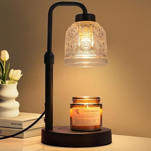 Yohonk Candle Warmer Lamp with Timer Dimmable, Adjustable Lamp Candle Warmer, Birthday Gifts for Women Mom, Wax Warmer Lamp for Scented Jar, House Warming Gifts New Home Decor - Image 1
