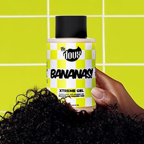 Bananas Xtreme Hold Hair Gel for Curly Hair –Strong Hold Styling Gel with Frizz Control & Shine –Hair Gel for Women & Men, Curl Gel for Wavy Hair, Natural Hair, Protective Styles & Defined Curls, 12oz thumbnail 5