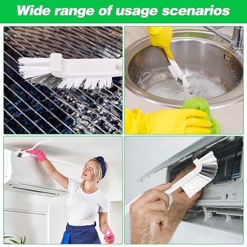 Yinkin 24 Pcs Kitchen Scrub Brushes Cleaning, Small, Right Angle Mini | Right Angle for Grout Household Tile Lines Window Tracks, Sink Bathroom Edges Deep Cleaning, Hard-to-reach Corners Bulk thumbnail 5