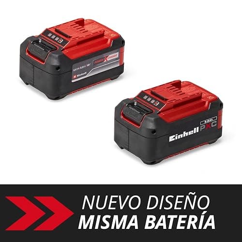 Einhell batería 18V 5.2Ah Power X-Change Plus - Li-Ion, 18V, para Todos los Dispositivos PXC, indicador de Nivel de Carga LED, Sistema de gestión de batería proactivo, sin autodescarga, sin Cargador thumbnail 2