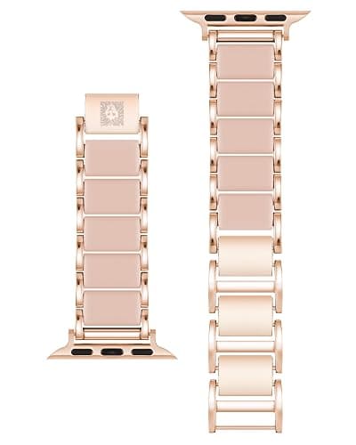 Anne Klein Silicone Fashion Bracelet for Apple Watch, Secure, Adjustable, Apple Watch Replacement Band, Fits Most Wrists thumbnail 3