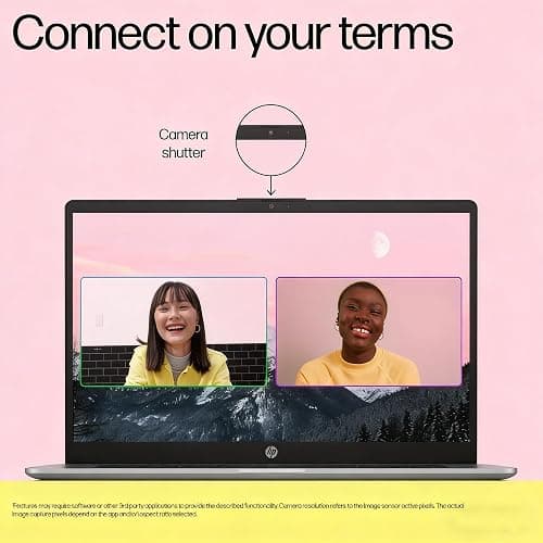 HP 15.6" FHD Laptop 2026 Edition with Copilot AI, 16GB RAM, 512GB SSD, Intel Processor, Long Battery Life, Lightweight 3.64 lbs, Microsoft 365, Windows 11 for Students & Office, Type-RJ45 Cable thumbnail 5