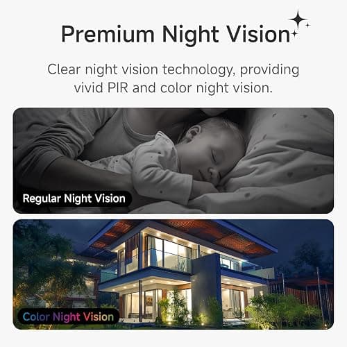 Noorio B200 2-Cam Kit with Hub, Wireless Security Camera System for Home, Indoor/Outdoor 1080p Cameras, Battery Powered, Motion Activated, Color Night Vision, Compatible with Alexa thumbnail 5