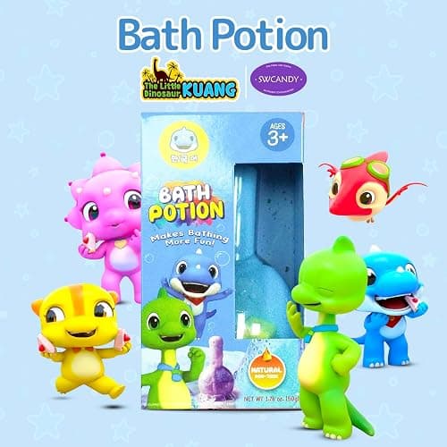 Bath Toys for Kids Potion, SWCANDY 6 Pack Bath Bombs Fun Time Bathtub Colorful Bubble Foam Boys Girls with Indoor Outdoor Scientific Soap Magical Nontoxic Fizzes Eruption Age 4-8 Years Old Toddler thumbnail 8