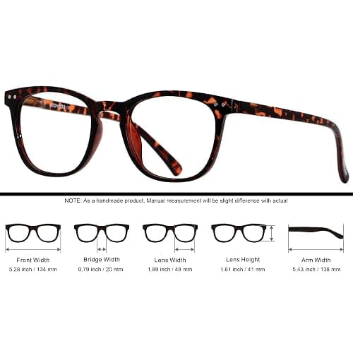 ANDWOOD Blue Light Blocking Glasses Women Men Computer Small Face Clear Bluelight Blocker Eyeglasses Frame thumbnail 6