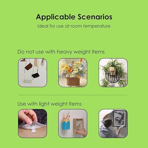 1000 Pcs | 500 Pairs | 0.59inch Diameter | 100% Nylon | Hook and Loop Fastener Self Adhesive Strong Round Circle Sticky Sticker Dots for Arts and Crafts School Classroom Home and Office Use, White thumbnail 5