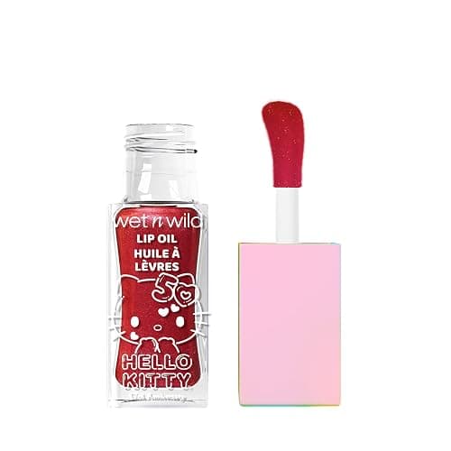 wet n wild Hello Kitty Glitter Lip Oil, New 10 Oil Infused Formula, Warm Apple Pie Lightly Scented, Sparkly Bold Colors, Cruelty-Free & Vegan - Magic Apple thumbnail 6