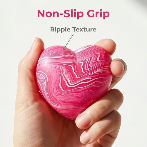 Xinbalove Love Shape Squishy Squeeze Toys, Anxiety Sensory Stress Hand Toys, Soft Heart Balls for Stress Relief, Classroom Prizes, Calming Adults Fidget Toys thumbnail 8