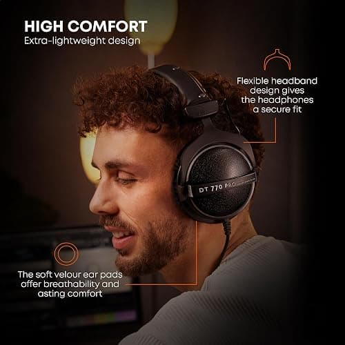 beyerdynamic DT 770 PRO Studio Headphones - 250 Ohm thumbnail 6