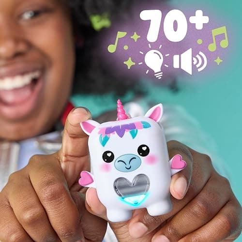 NANO-MALS Meadowmist The Unicorn, Electronic Pet Unicorn Toy, 70+ Responses, Interactive Fidget Toys for Girls & Boys, Kids Christmas Stocking Stuffer Gifts, Ages 5+ ​ thumbnail 2