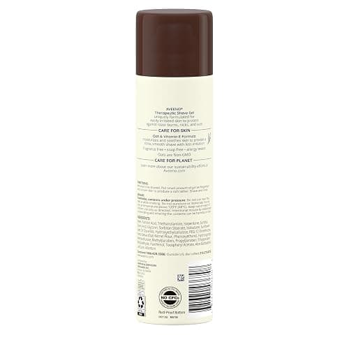 Aveeno Therapeutic Shave Gel with Oat and Vitamin E to Help Prevent Razor Bumps, Soothes Dry Skin and Provides a Close, Smooth Shave with Less Irritation, Fragrance-Free, 7 oz thumbnail 7
