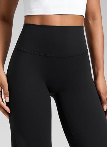 CRZ YOGA Softretch Wide Leg Pants 28"/30"/32" | No Front Seam, Ultimate Comfort, Next to Skin, Yoga, Casual, High Waisted, for Women thumbnail 6