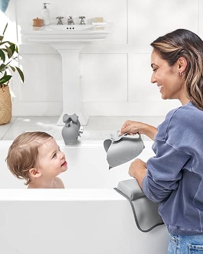 Skip Hop Moby Bath Rinse Cup: Tear-free Waterfall Rinser, Grey thumbnail 11