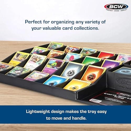 BCW Card Sorting Tray - 1 ct | 24-Cell Trading Card Organizer for TCG & Sports Cards | Ideal for Pokémon, Baseball, and Magic | Lightweight Card Sorter Tray thumbnail 5