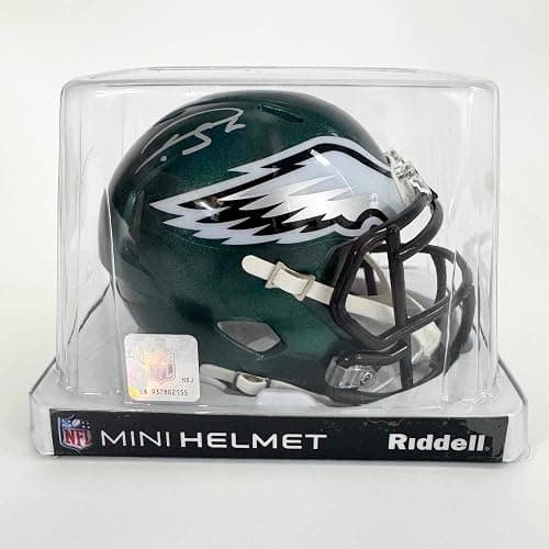 Autographed/Signed Darius Slay Jr. Philadelphia Eagles Mini Football Helmet Beckett BAS COA thumbnail 2