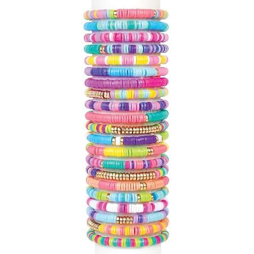 Make It Real: Swift Clicks - Heishi Bracelet Maker - 2047pc, DIY Jewelry Craft Kit, Design & Make 23 Bead Bracelets, Rotate-Click-Wear, Girls Kids 8+ thumbnail 5